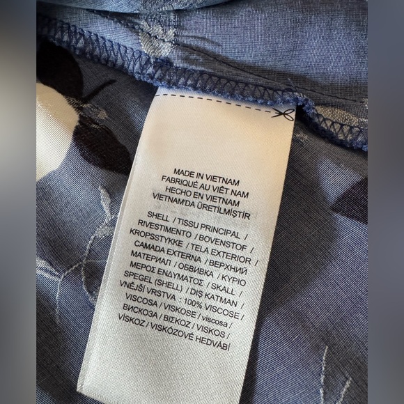 Lauren Ralph Lauren Floral Jacquard Fit-And-Flare Midi Dress Size 18 - Picture 12 of 14